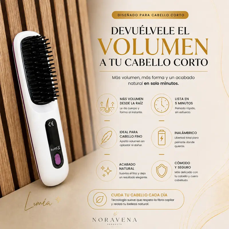 Luméa™- Cepillo térmico inalámbrico.